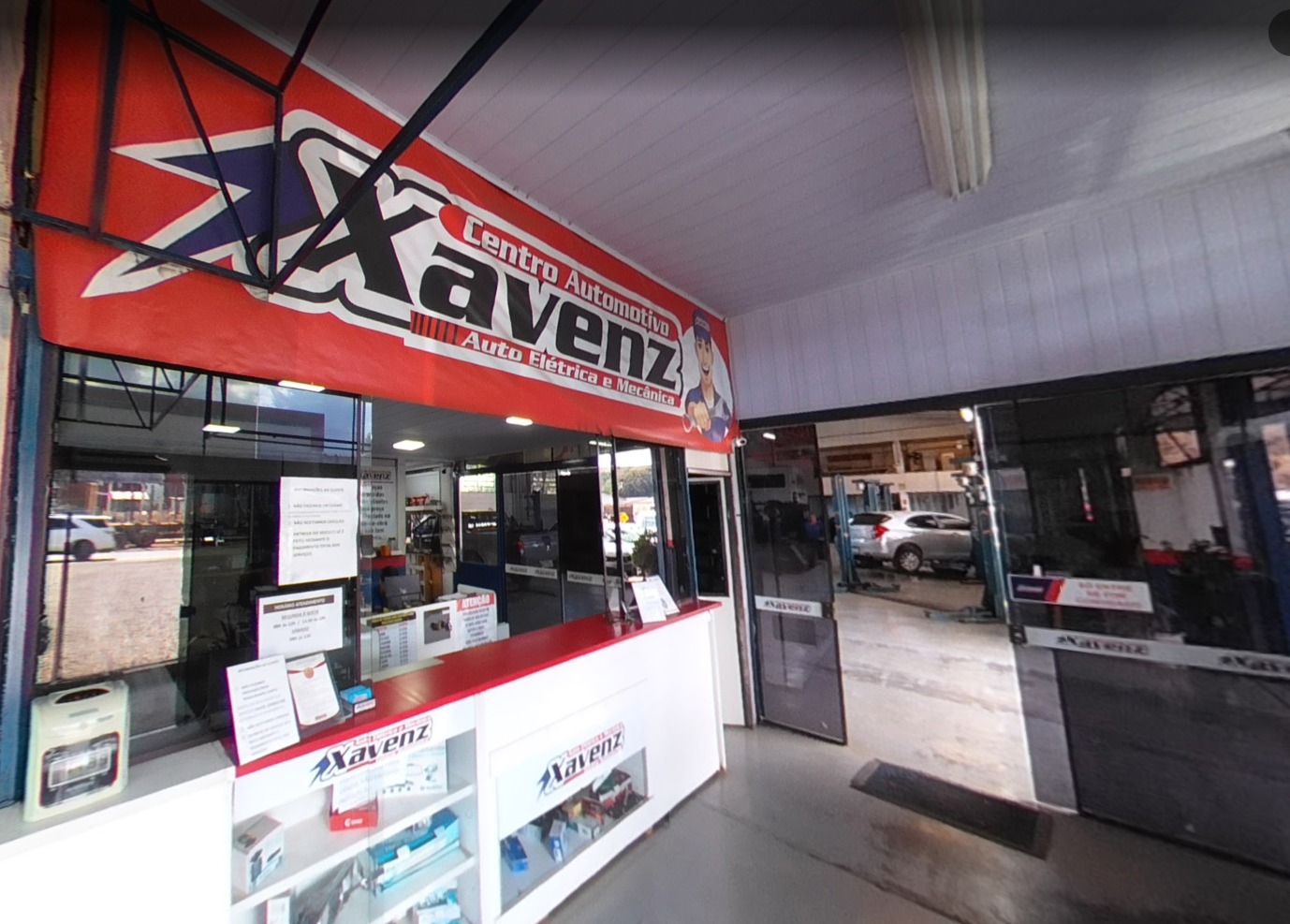 Balcão de atendimento da Xavenz